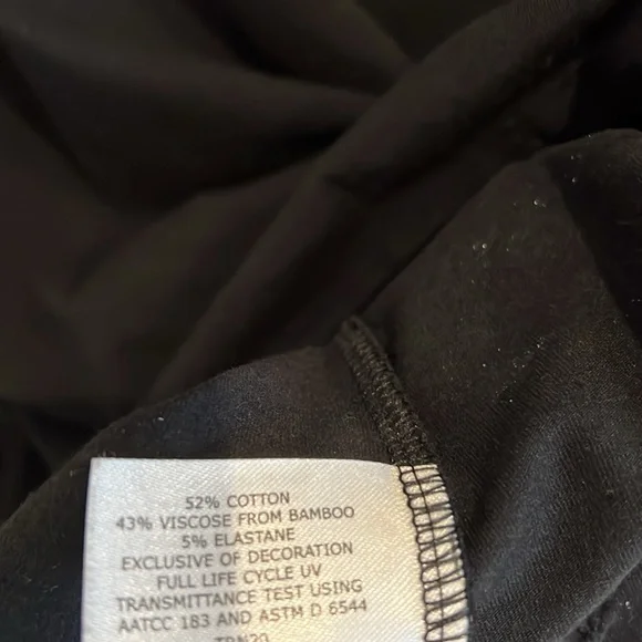 Coolibar Morada UPF 50+ tank top cotton/bamboo/elastane, black medium - Picture 3 of 4